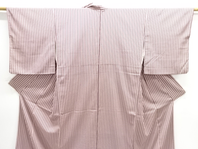  縞模様小紋着物